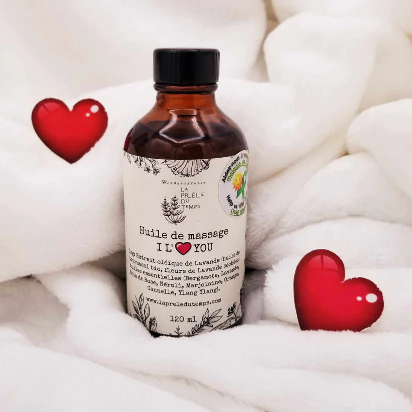 Huile de massage '' I Love You''