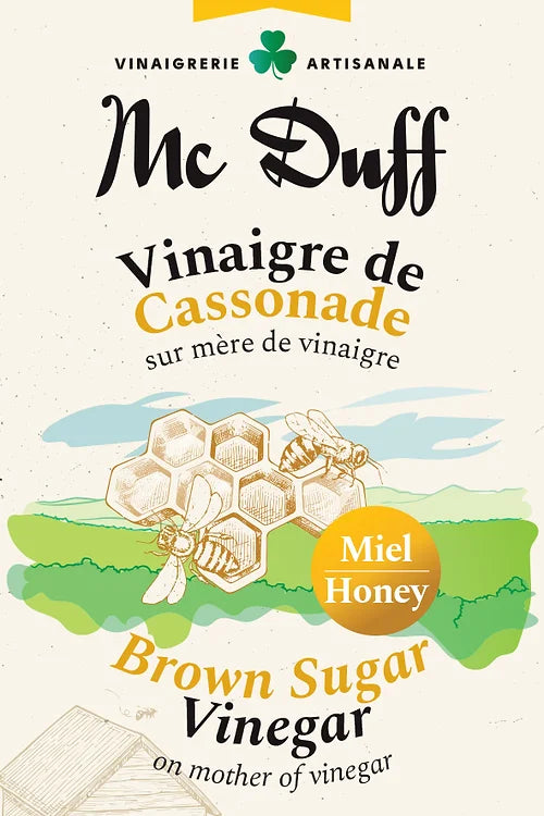 Vinaigre au miel, 250 ml.