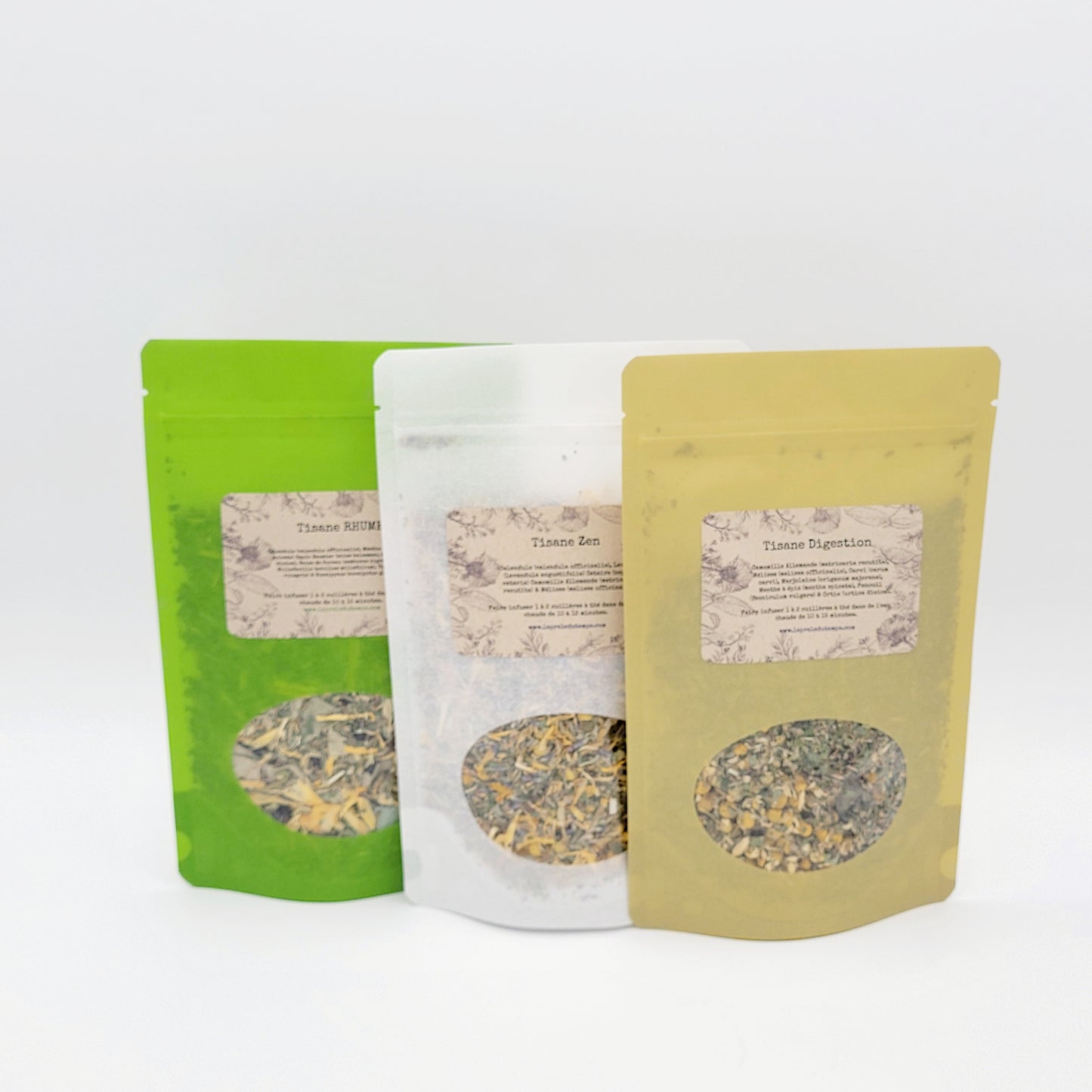 Herbal Tea Trio (Cold, Zen &amp; Digestion)